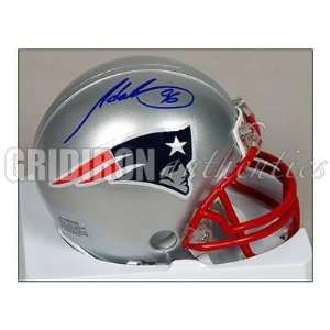  Adalius Thomas Autographed Mini Helmet   Autographed NFL 