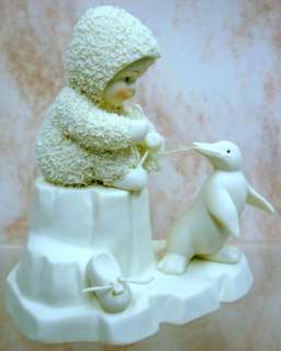 SNOWBABIES I Can Tie Them Myself DEPT 56 Penquin 69493  