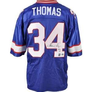Thurman Thomas Autographed Jersey  Details Custom, Hall of Fame 2007 