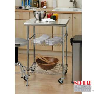 NEW NSF Stainless Steel Chef Kitchen Workstation Table  