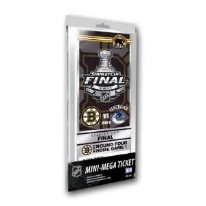NHL Boston Bruins 2011 Stanley Cup Game 3 Mini Mega Ticket:  
