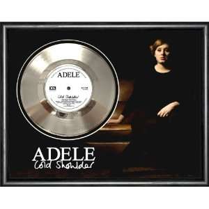  Adele Cold Shoulder Framed Silver Record A3 Electronics