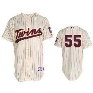  New MLB Minnesota Twins#55 Capps Cream/grey Jerseys Size 