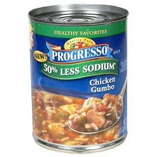   oz minimum of 2 progresso reduced sodium chicken gumbo soup 18 5 oz