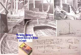 CLINKER BOAT BUILDING~MAKING WOOD TOOL WORK plans SAIL row MAST~MOLD 