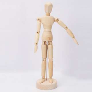 inch Art Artist Wooden Figure Male Manikin Mannequin Model Moveable 