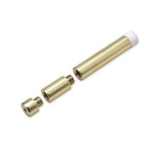 Brass Door Stop, Adjusts Between 3 1/2 Inch And 4 1/2 Inch Projections 