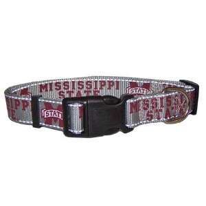   Bulldogs NCAA Small Nylon Collar 5/8 Inch (Adjusts 10 Inch  14 Inch
