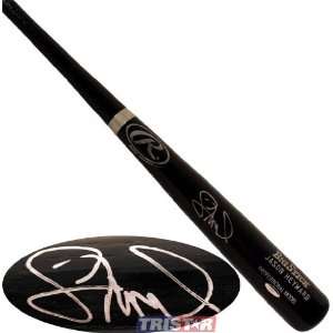 Jason Heyward Autographed/Hand Signed Rawlings Black Name Model Bat