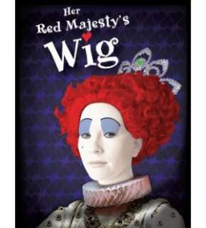 Alice In Wonderland Evil Queen Adult Red Costume Wig  