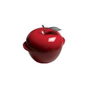   E3AP40   3 qt Enamel Cast Iron Apple, Patriot Red: Kitchen & Dining