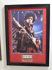   Day UNUSED TICKET Global COA JIMI HENDRIX 3D Poster un signed FRAME