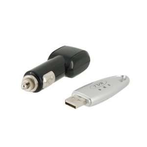   Portable USB Cigarette Lighter Car Burglar Alarm (Black): Electronics