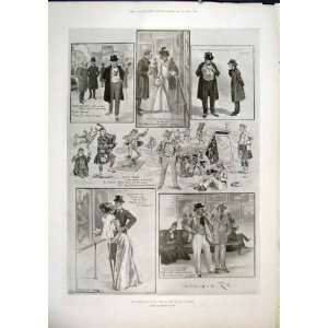   Royal Academy Sketches Art Gallery London Print 1901: Home & Kitchen