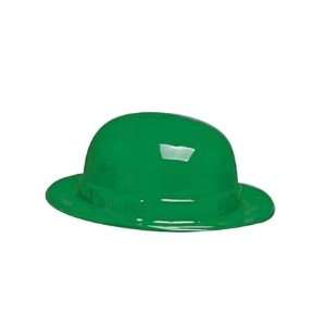  St. Patricks Day Green Plastic Derby Hat 10in: Toys 