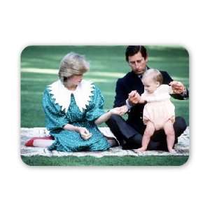  Prince Charles & Princess Diana with William   Mouse Mat 