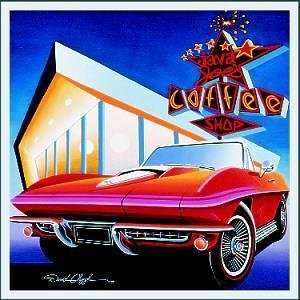  Corvette Art Java Joes Print