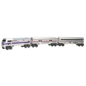   Genesis Superliner 3 car Wooden Train Set   509102 Toys & Games