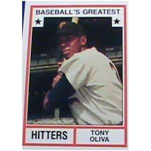  1982 TCMA Greatest Hitters #10 Tony Oliva 