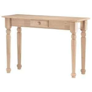  Whitewood Traditional sofa table with drawer  Occasional 