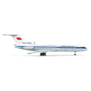  Herpa Wings Aeroflot TU154 Olympic 1:200 Model Airplane 