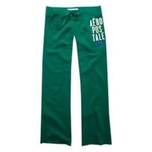  Aeropostale 1987 Logo Knit Pants (Forrest green) (Size M 