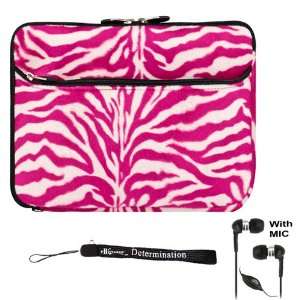  PINK AND WHITE ZEBRA WITH BLACK TRIM Polyester Fur Design 