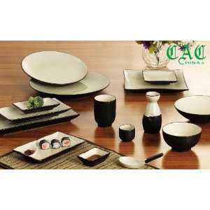    Japanese Style 8X4 Divided Plate Creamy White: Kitchen & Dining
