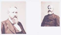 SIGNED President Benjamin Harrison and Civil War General Walter 