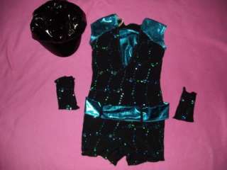   Dance Costume 4PC Pageant Wear Tap Jazz Hiphop Size LC Large  