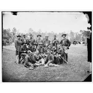  War Reprint Fair Oaks, Va., vicinity. Brigade officers of the Horse 
