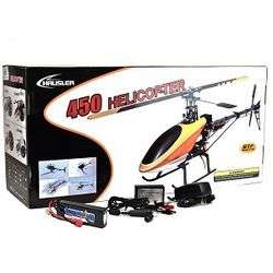 Hausler 450P Large (125 Scale) Gyro R/C Helicopter w/6 Channel Remote 