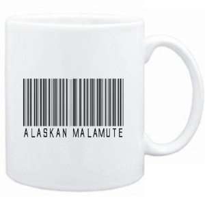  Mug White  Alaskan Malamute BARCODE  Dogs: Sports 