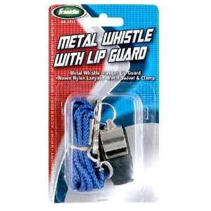   1711 Metal Whistle with Rubber Tip and Lanyard: Patio, Lawn & Garden