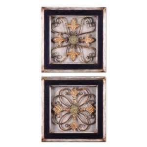  Metal Wall Art Traditional Uttermost: Home & Kitchen