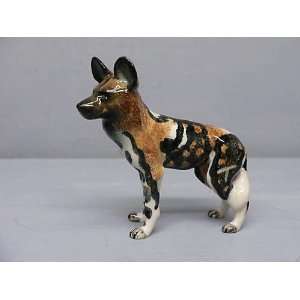  AFRICAN WILD Dog Figurine MINIATURE New Porcelain NORTHERN 