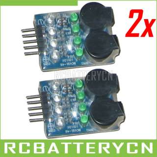 NEW 2x 2S 3S 4S RC Lipo Battery Low Voltage Tester 7.4 11.1 2S 4S 