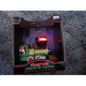  Signature Lights in Motion Musical Santa & Train with LED 