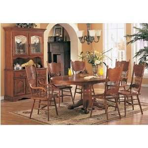   BEAUTIFUL NEW SOLID WOOD HIGH BACK DINING ARM CHAIRS: Home & Kitchen