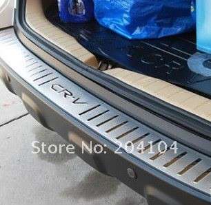 2007 2009 CR V stainless steel rear bumper protector sill  