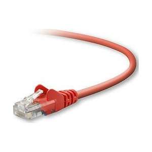   COMPONENTS CAT5e Patch Cable RJ45M/M 14 Ft Red Unshielded Twisted Pair