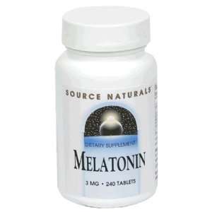  Source Naturals Melatonin 3mg, 240 Tablets: Health 