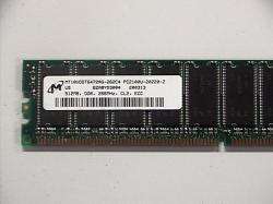 512MB ECC DDR MEM2811 512D 266Mhz PC2100 RAM Memory  