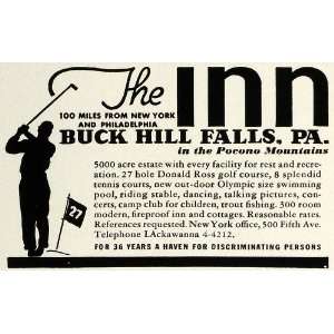 Inn Buck Hill Resort Falls Pennsylvania Golfing Pocono Mountains Hotel 