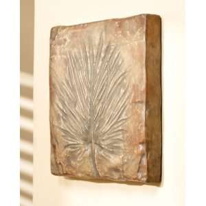   of 2 Weathered Fossil Design Palm Frond Wall Decor