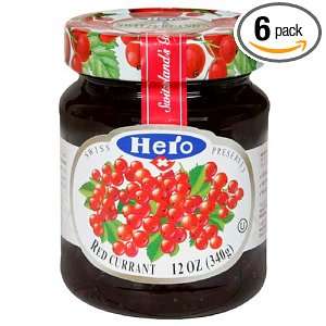 Hero Red Currant Preserves, 12 Ounce: Grocery & Gourmet Food