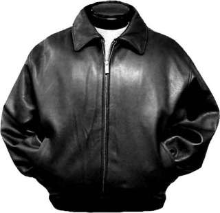   LAMBSKIN BOMBER JACKET, ZIP OUT LINER, GENUINE LEATHER S 5X  