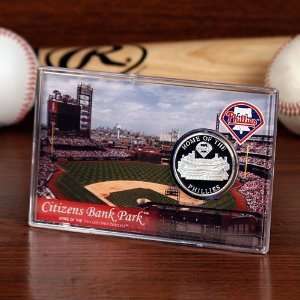   Phillies Citizens Bank Park Silver Plate Coin Card: Everything Else
