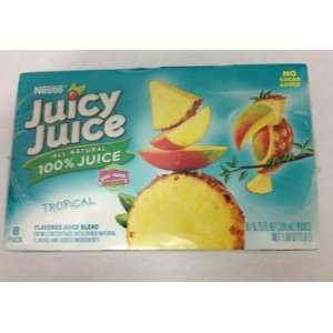 Juicy Juice All Natural 100% juice Tropical 8count 6.75 Oz Boxes 