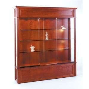  Display Case Sidelights: Included, Finish: Light Cherry / Light Cherry